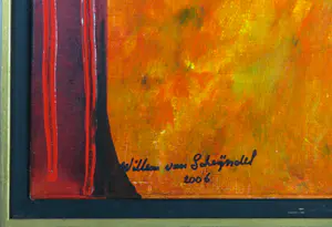 Willem van Scheijndel - Acryl op doek, Zonder titel - Ingelijst (Groot) kopen? Bied vanaf 650!
