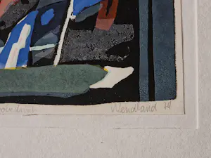 Gerhard Wendland - Original-Farblithographie von 1974 - handsigniert - probedruck - gerahmt kopen? Bied vanaf 65!