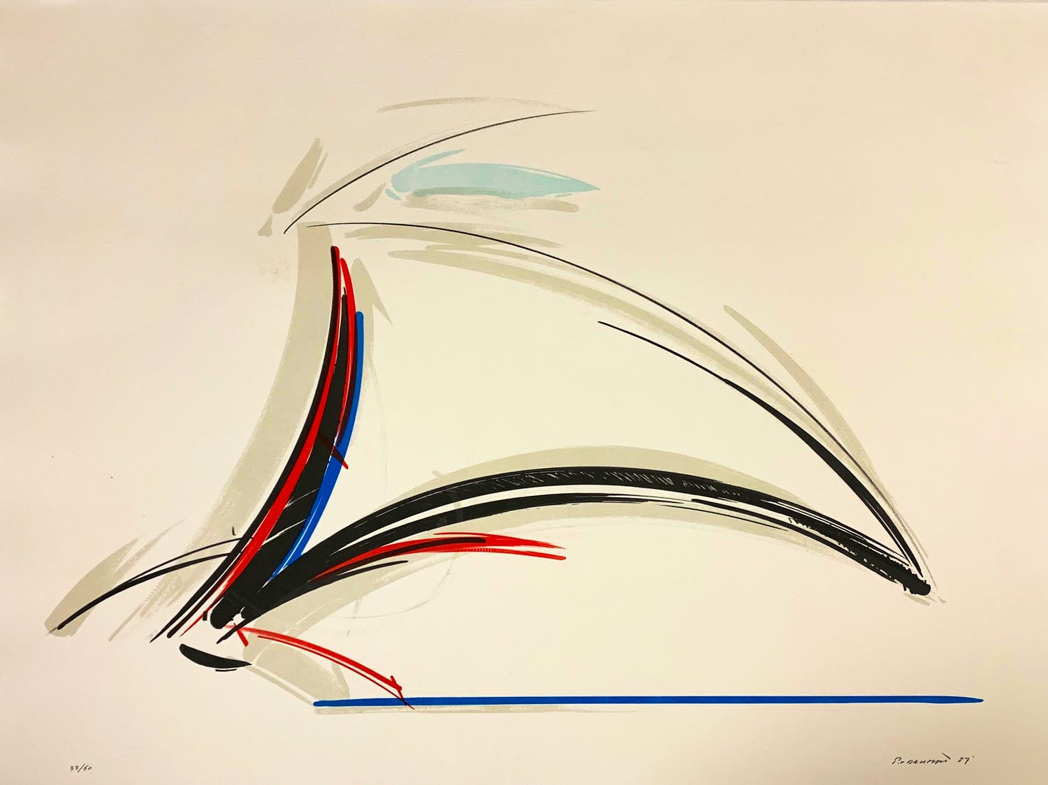 Peter van Drumpt - zonder titel verkocht voor € 45!