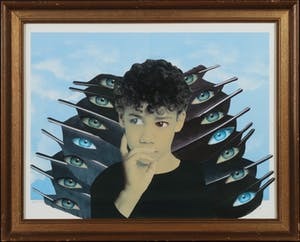 Adri van den Beukel - Papiercollage, Angelo - Ingelijst kopen? Bied vanaf 1!