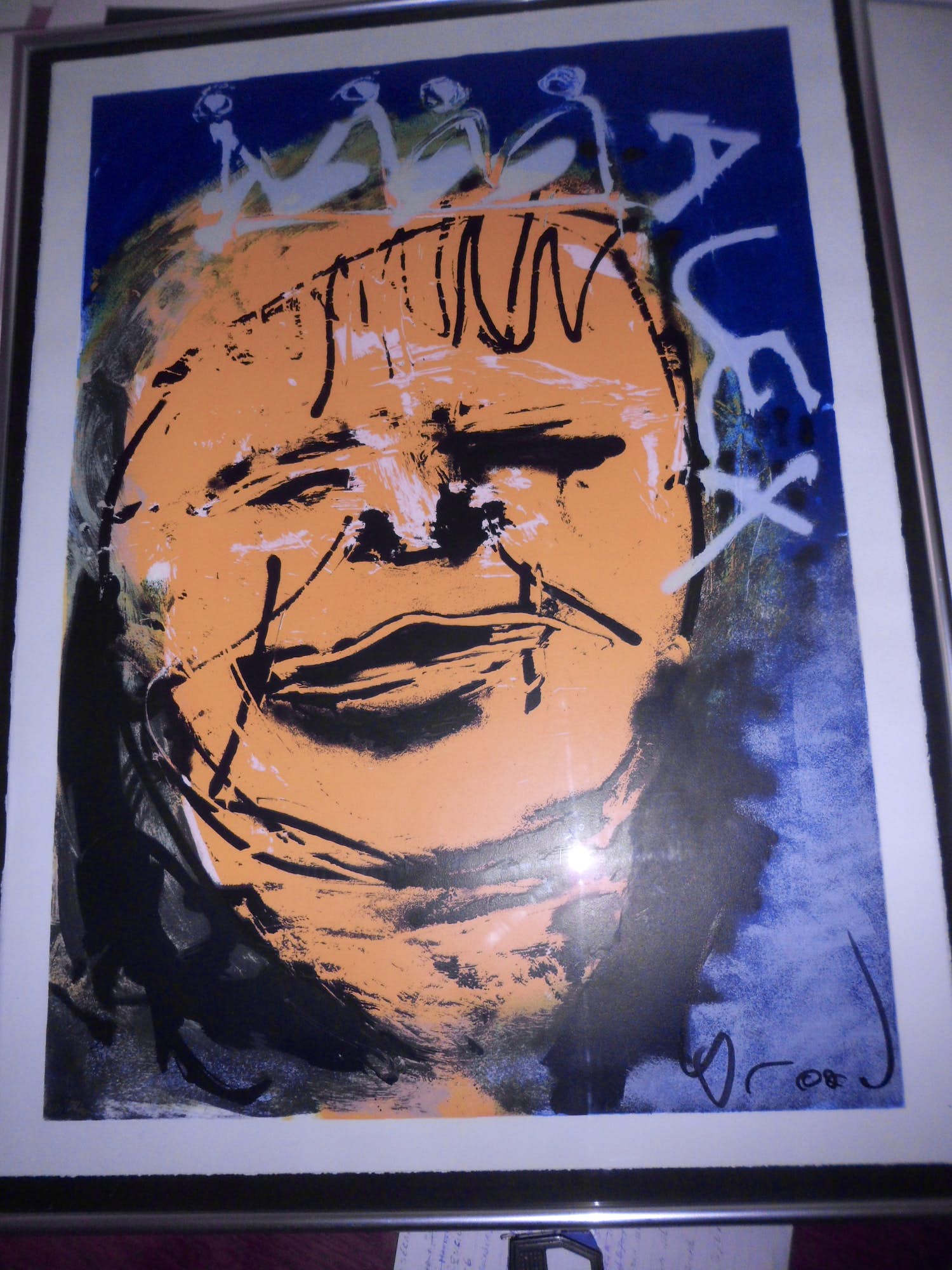 Herman Brood - Zeefdruk, Alex, verkocht voor € 225!