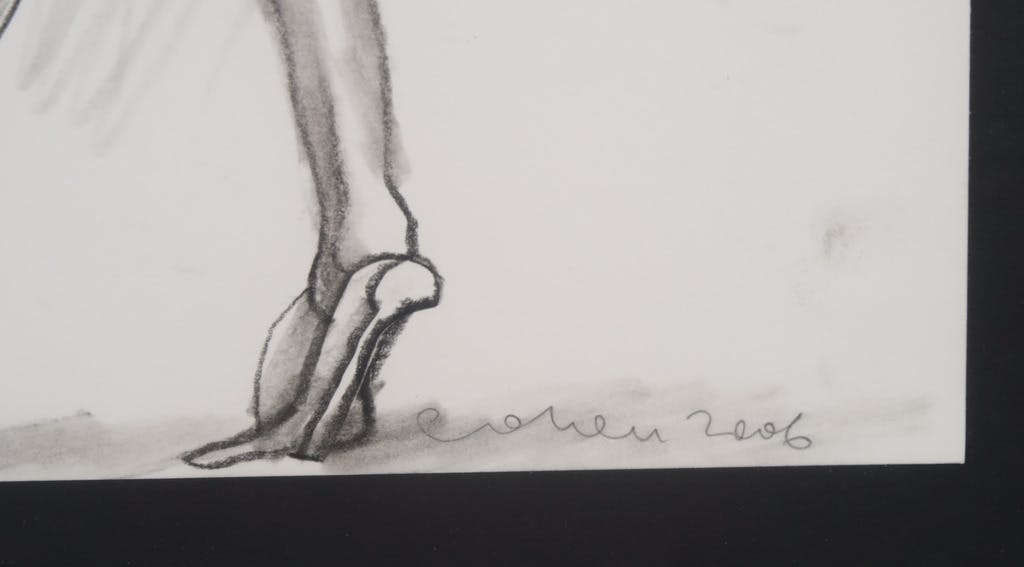 Valery Konevin - Valery Konevin: Potloodtekening, Erotisch naakt - Ingelijst kopen? Bied vanaf 35!