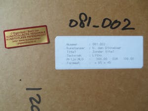 Daniel den Dikkenboer - Zonder titel. kopen? Bied vanaf 60!