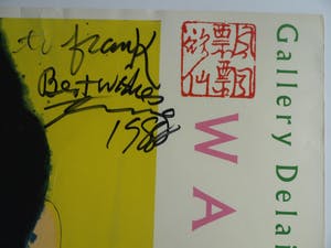 Walasse Ting - Gesigneerd affiche Gallery Delaive , I bought these Flowers on the Market - 1988 kopen? Bied vanaf 50!