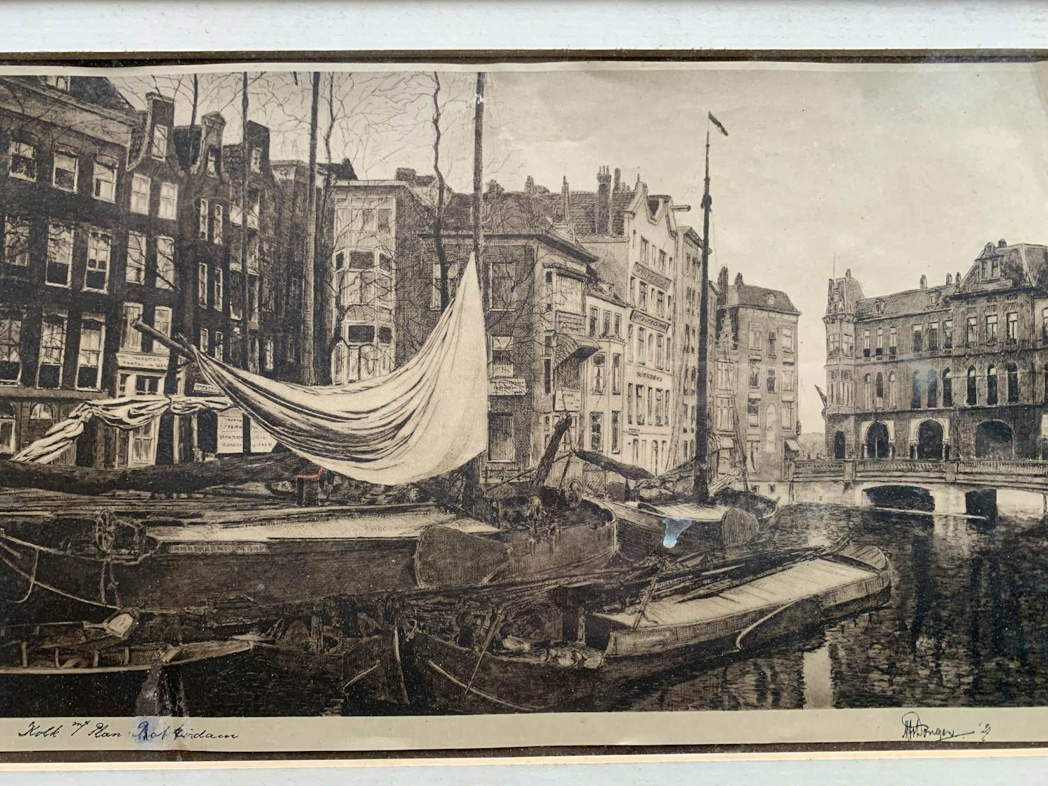 Niet of onleesbaar gesigneerd - Kolk Plan Rotterdam kopen? Bied vanaf 1!