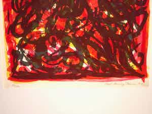 Carl-Henning Pedersen - Cobra - Handgesigneerde lithografie verkocht voor € 199!