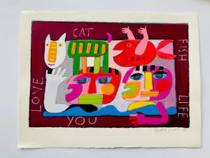 Wouter Stips - Cat Fish Life Love You kopen? Bied vanaf 75!