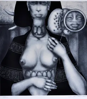 AcheterJef van Tuerenhout - De Spiegel - Zeefdruk - Gesigneerd - 54x42 cm - 1977? Enchérissez de 80!