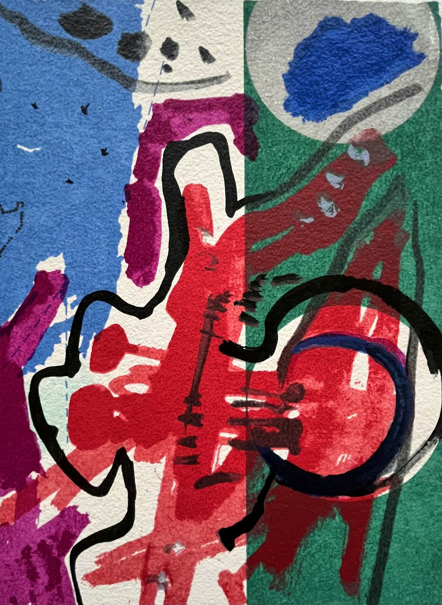 Corneille - Een schedel vol stem - Zeefdruk - 1991 - 92/250 kopen? Bied vanaf 65!