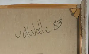 Fred van de Walle - Acryl op doek, Zonder titel - Ingelijst (Zeer groot) kopen? Bied vanaf 1!