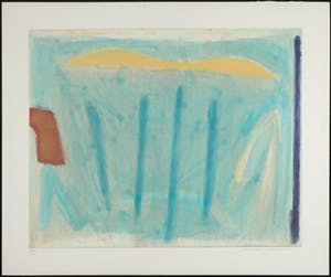 Kees Slegt - Kleurenets, Abstract landschap kopen? Bied vanaf 30!