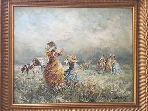 Marie Charlot - Paardenrit op strand. kopen? Bied vanaf 1!
