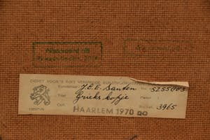 Josef Santen - Grieks kopje, 1970 - olieverf op doek - BKR Haarlem kopen? Bied vanaf 20!