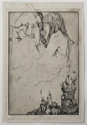 Niet of onleesbaar gesigneerd - ets - 1965 - Paul R. Olson Art Gallery (USA) kopen? Bied vanaf 1!