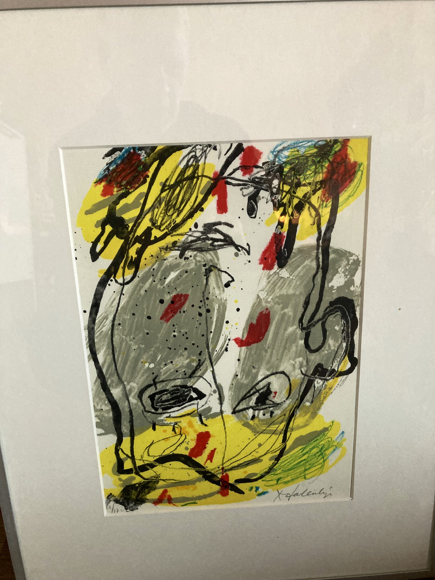 Kees Salentijn - Kleurenzeefdruk z.t. verkocht voor € 50!