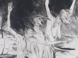 Erik Thorn Leeson - MacBeth Heksen - Gravure kopen? Bied vanaf 50!