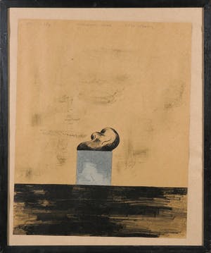 Otto Egberts - Litho, Verlaten paar - Ingelijst kopen? Bied vanaf 35!