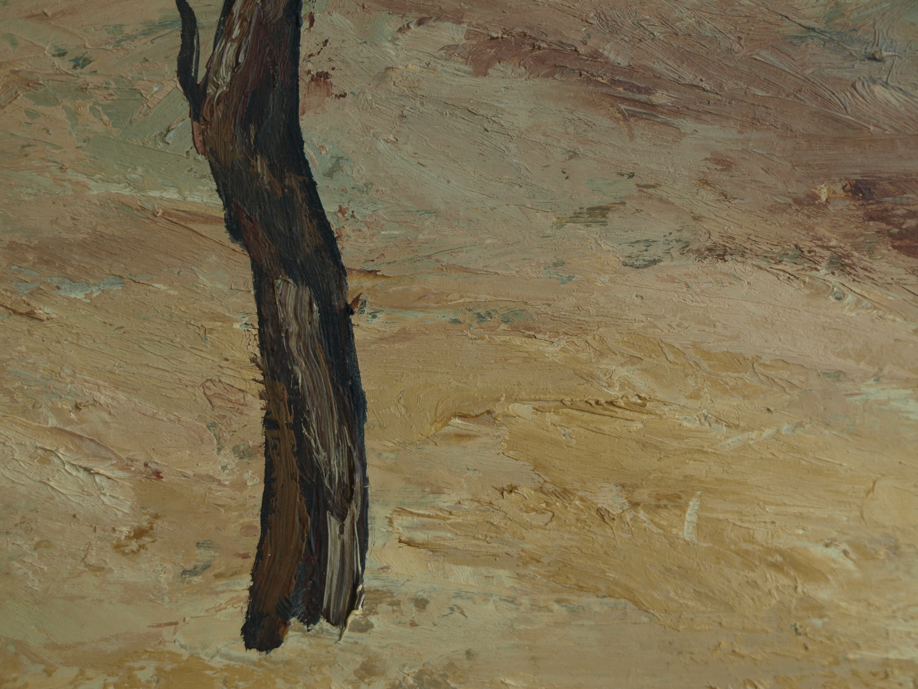 Luděk Majer - Olieverf op paneel, Winterlandschap 3 – gesigneerd & ingelijst – ca 1989 kopen? Bied vanaf 1!