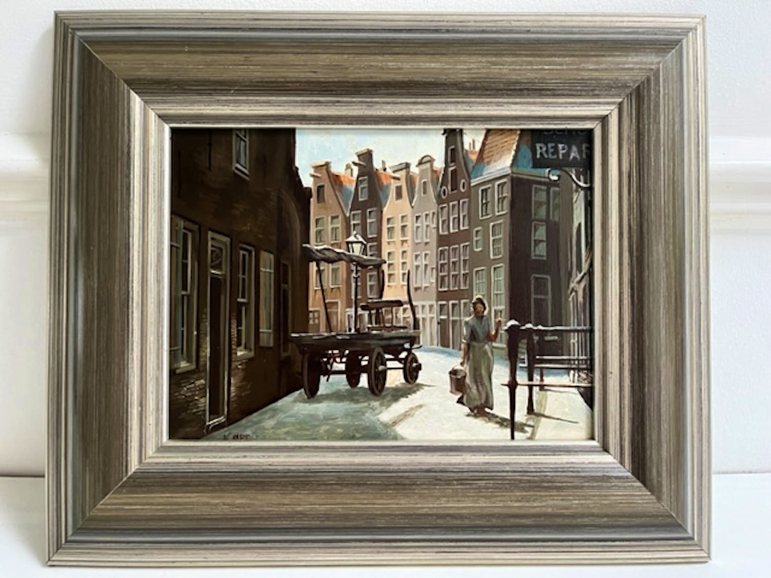 Lois Kapr - Oude Kerksplein Amsterdam verkocht voor € 165!