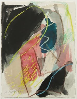 Jurjen de Haan - Gemengde techniek op papier, Zonder titel - Ingelijst kopen? Bied vanaf 60!