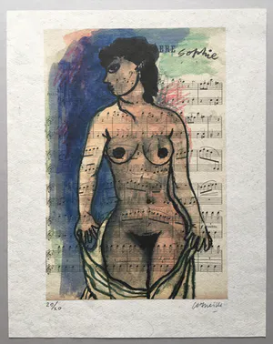 Corneille - ‘Naakt op muziekpapier’- ‘Sophie’ - oplage 20 kopen? Bied vanaf 195!