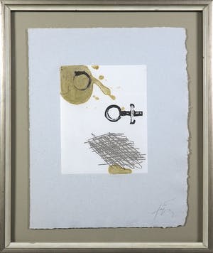 Antoni Tapies - Carborundum, Petrificada petrificante - Ingelijst kopen? Bied vanaf 1!