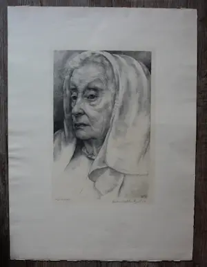 Aart van Dobbenburgh - Litho: mijn moeder - 1952 kaufen? Bieten Sie von 59!
