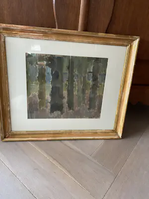 Elof Risebey - Boslandschap kopen? Bied vanaf 70!