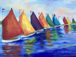 Niet of onleesbaar gesigneerd - Startlijn. kopen? Bied vanaf 1!