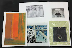 Niet of onleesbaar gesigneerd - Lot van 10 werken op papier van diverse kunstenaars kopen? Bied vanaf 1!