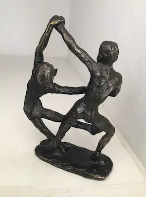 Astrid Veldhuyzen-Koppen - Sculptuur “ DANSPAAR “. Gesigneerd kopen? Bied vanaf 1!