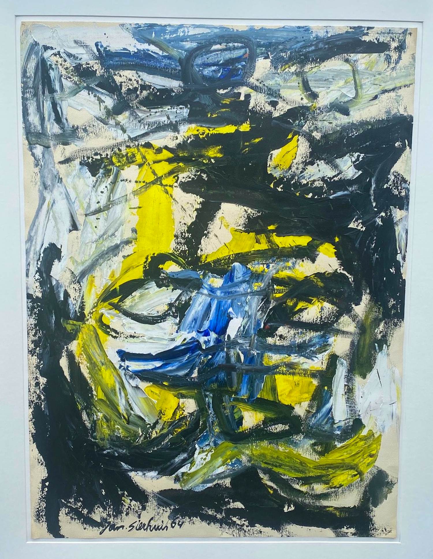 Jan Sierhuis - Personage met vogel kopen? Bied vanaf 600!