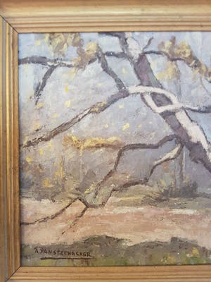 Auguste J.H. Van Steenacker - Besneeuwde boom kopen? Bied vanaf 35!