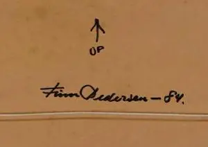 Finn Pedersen - Ingelijste olieverf op board - 1984 kopen? Bied vanaf 799!