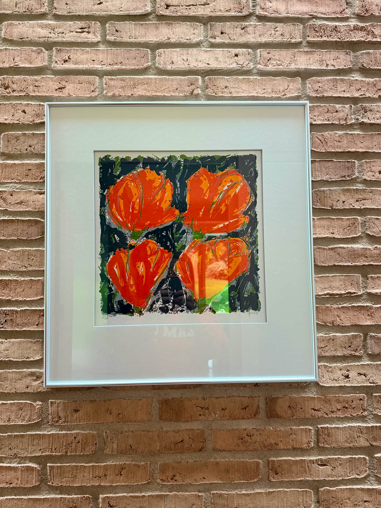 Ad van Hassel - Zeefdruk met tulpen kopen? Bied vanaf 65!