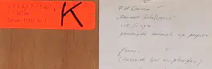 Femmie H. Duiven - Gemengde techniek op papier, Zonder titel - Ingelijst kopen? Bied vanaf 32!