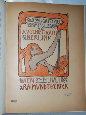 Peter Behrens - Der KÜSS -houtsnede in het Bruckmann boek uit 1900 (compleet met alle grafiek!) kopen? Bied vanaf 595!