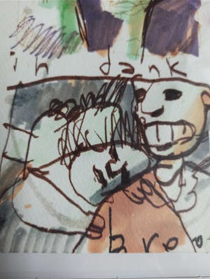 Herman Brood - In dank kopen? Bied vanaf 595!