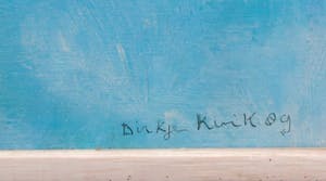 Dirkje Kuik - Monumentaal drie-luik, Jaargetijde - Ingelijst (Zeer groot!) kopen? Bied vanaf 1!