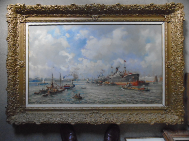 Evert Moll - Havengezicht, Rotterdam kopen? Bied vanaf 1225!