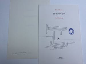 Saul Steinberg - All except you - uitgave Galerie Maeght kopen? Bied vanaf 20!