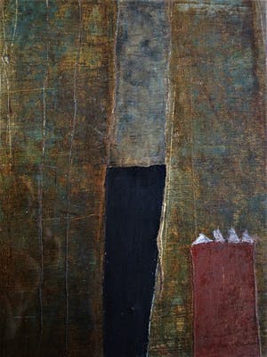 Marjan Smit - gelauwerd Grafica - bijzonder OLIEVERF op papier "Torens" - gesigneerd kopen? Bied vanaf 10!