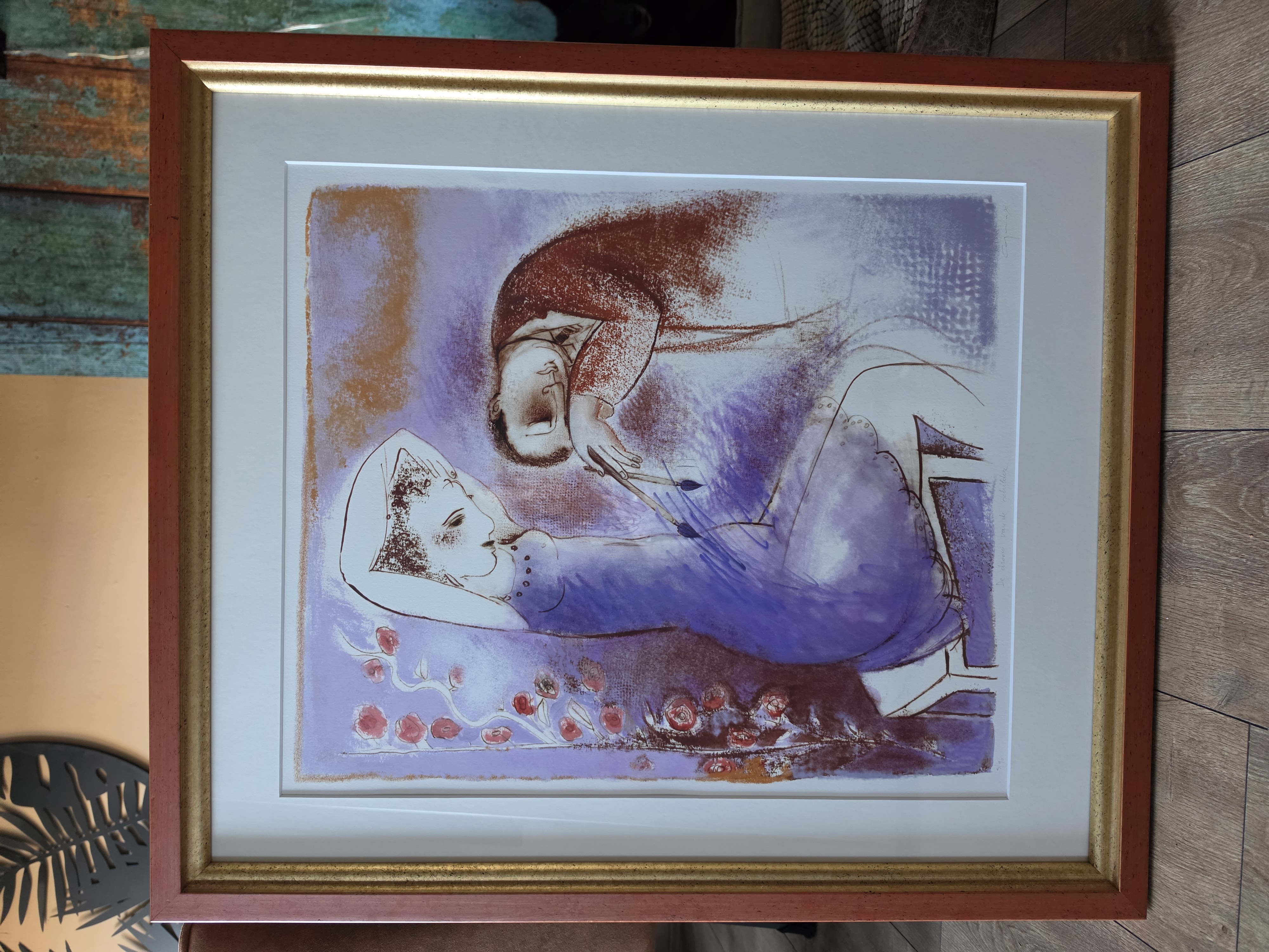 AcheterKatrien Caymax - De droom van de kunstenaar (originele grafiek 3/90l? Enchérissez de 60!