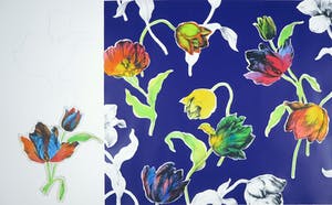 Arjan van Arendonk - Zeefdruk en collage, Purple Pride kopen? Bied vanaf 50!