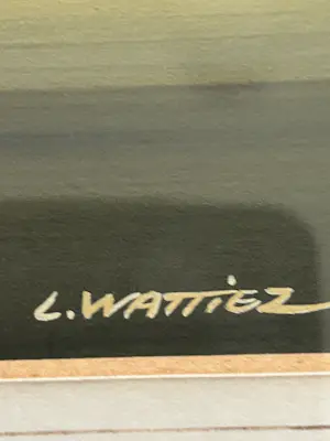 Louis Wattiez - Roos in spinnenweb kopen? Bied vanaf 650!