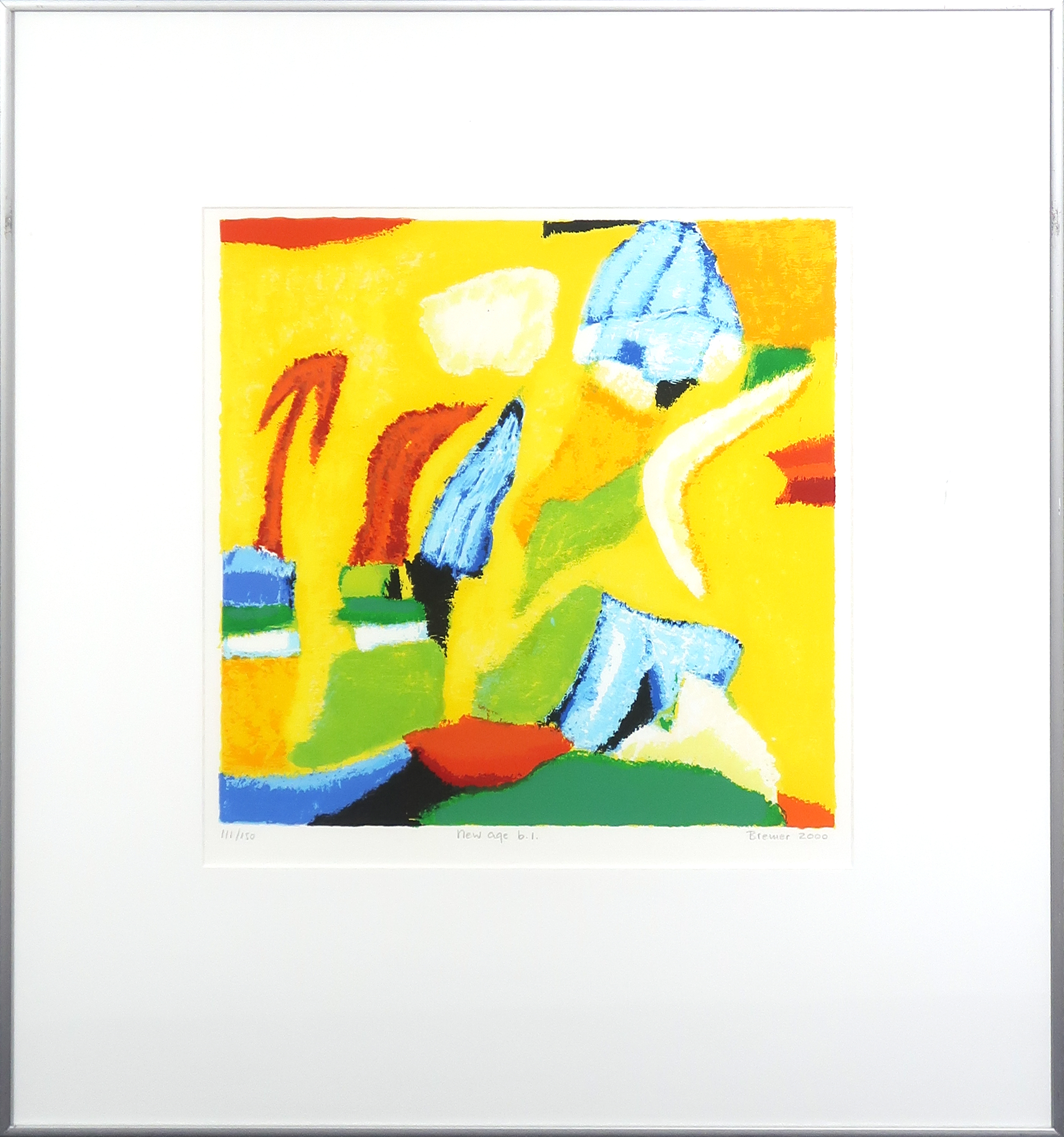 Saskia Bremer - Zeefdruk, New Age b.1 - Ingelijst kopen? Bied vanaf 1!