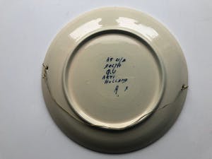 Niet of onleesbaar gesigneerd - Drie decoratieve hangborden, Delfts Blauw kopen? Bied vanaf 1!