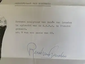 Renee van Leusden - Bronzen sculptuur 8/20 kopen? Bied vanaf 100!