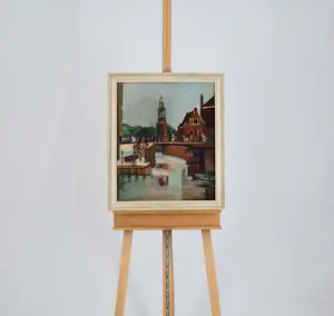 Nicolaas Pieneman - Gezicht op de Montelbaanstoren, Amsterdam kopen? Bied vanaf 300!