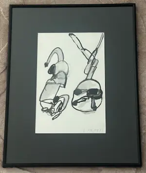 Jurjen de Haan - Twee gestileerde figuren, 1999 kaufen? Bieten Sie von 90!